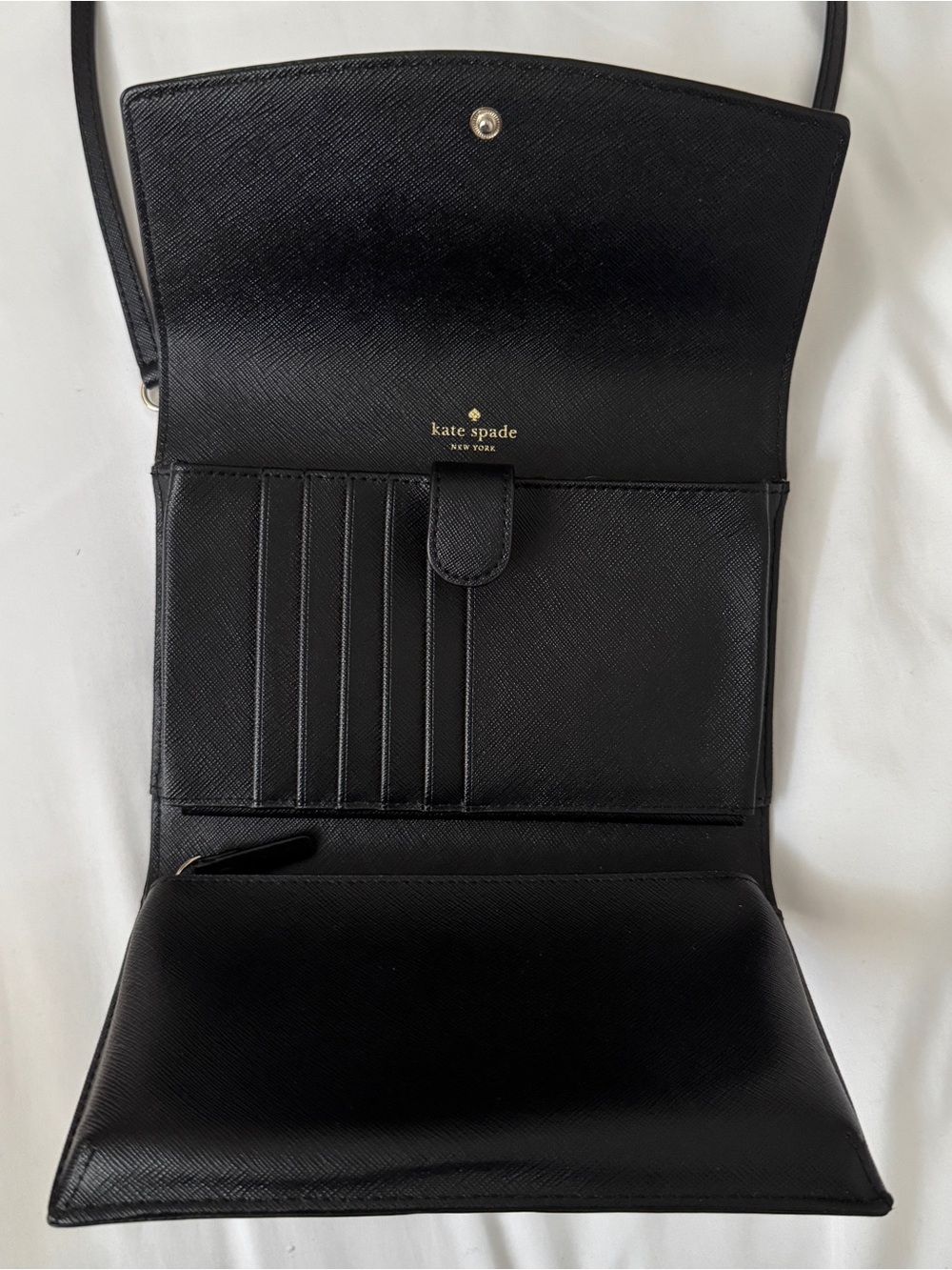 kate spade Winni Laurel Way Crossbody Bag in black - Picture 6 of 10